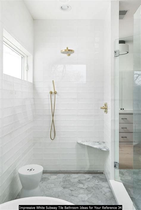 20+ Impressive White Subway Tile Bathroom Ideas for Your Reference ...