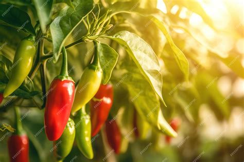 Premium Photo | Growing sweet peppers in a greenhouse background