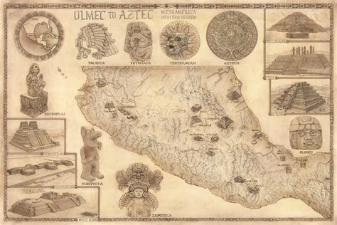 Olmec Civilization Map