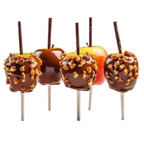 Halloween Caramel Apples Clip Art