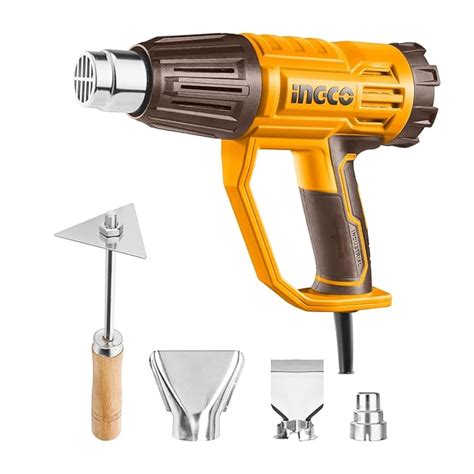 INGCO Heat Gun, 2000W Heavy Duty Hot Air Gun Heat Gun with Overload ...
