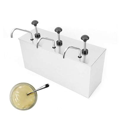 3 Bucket Sauce Dispenser Pump, 4L Commercial India | Ubuy