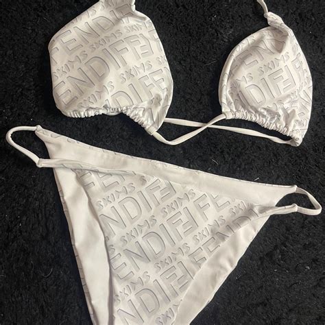 Fendi x skims bathing suit Both pieces... - Depop