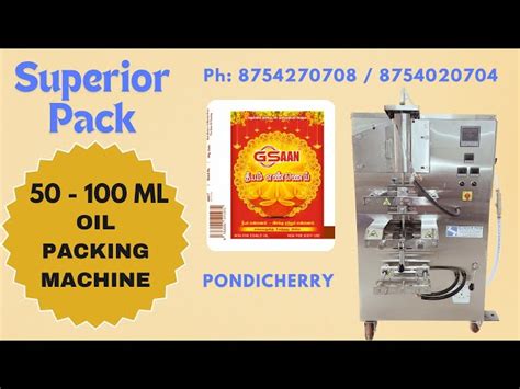 Oil Filling Machine - Automatic Oil Pouch Packing Machines Trader ...