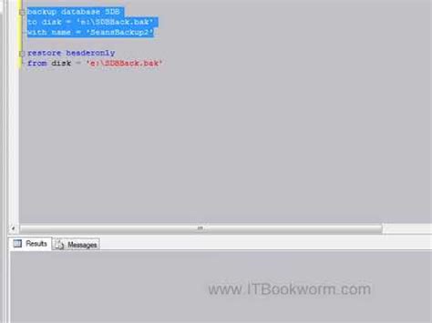 Image result for SQL Server Backup with Init