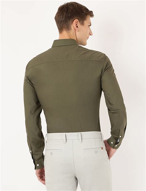 Buy Pure Cotton Plain Button Down Collar Shirt at Marks & Spencer