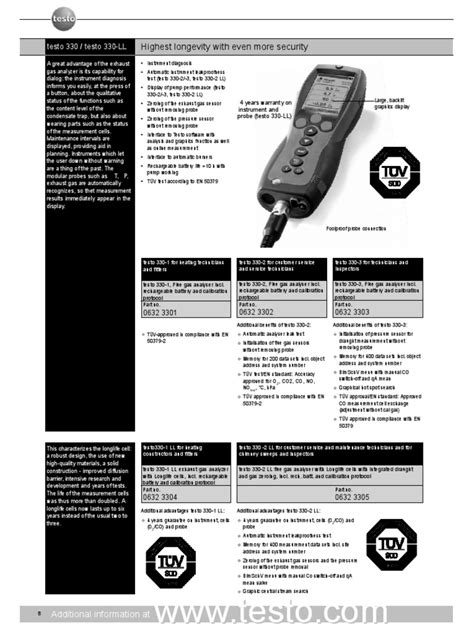 Testo | PDF | Calibration | Battery (Electricity)