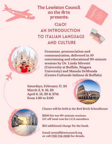 Ciao! An Introduction to Italian Language and Culture | Lewiston ...