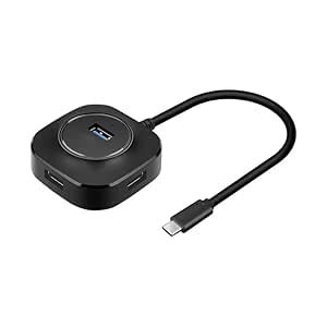 HAMMOK Grace 4 Port USB 3.0 Hub, Portable Data Hub, USB Splitter ...
