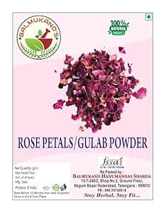 ROSE POWDER/ROSE PETALS POWDER/GULAB POWDER - 200GM : Amazon.in: Beauty
