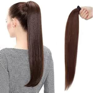 Deluxe Hair Wrap Around Ponytail Hair Extension, Full Length in 24 inch ...