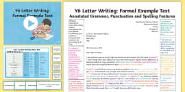 What is a Formal Letter? - Twinkl