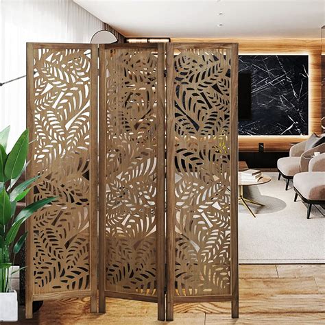 KK Brothers Mart Wooden Room Partition for Living Room | Wooden Screen ...