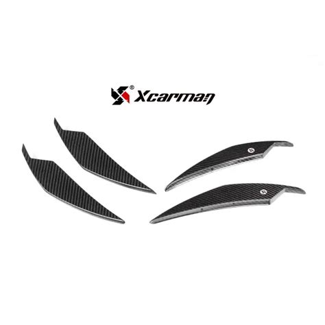 For BMW G80 M3 G82 G83 M4 AC Style Dry Carbon Front Bumper Lips Front ...