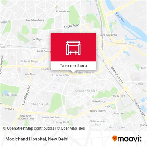 Moolchand Hospital stop - Routes, Schedules, and Fares