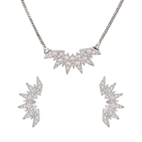 Fireworks Sparkle Burst Pendant Set – VOYLLA