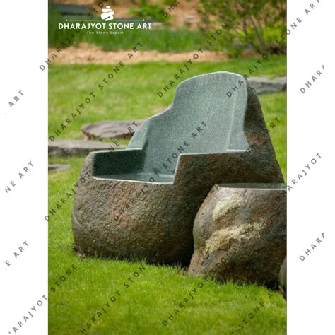 Stone Bench: Natural stone garden bench manufacturer in India ...