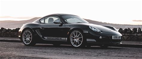 Download wallpaper 2560x1080 porsche cayman 987 r, porsche, car, sports ...