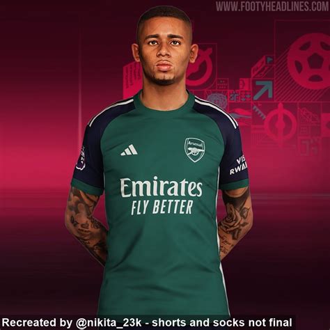 Arsenal 23-24 Third Kit Leaked - Footy Headlines