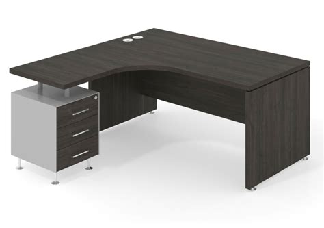 Mesa ergonómica Manager con cajonera 3 cajones estructura aluminio ...