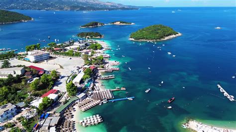 Ksamil Albania holiday beach resort island Ionian Sea summer travel ...