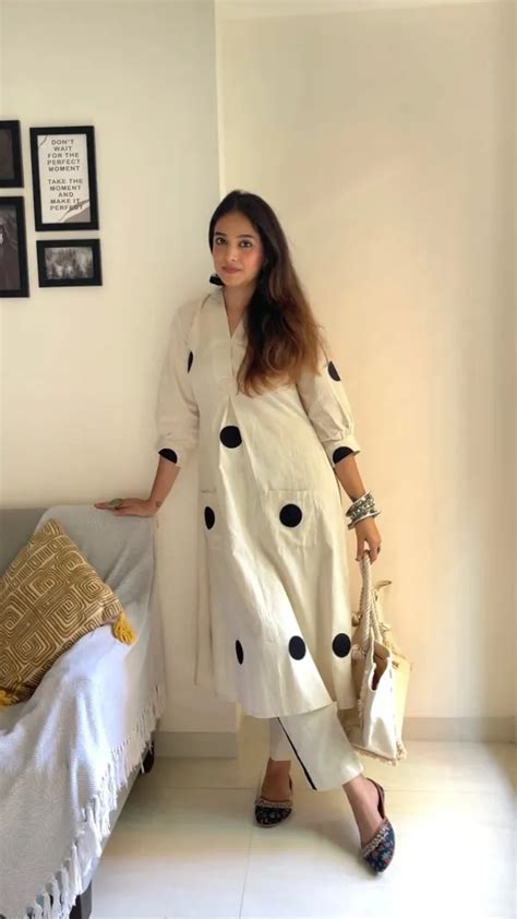 MUDRA FASHION Cream Color Cotton Printed Cord Set Kurta and Pant for ...