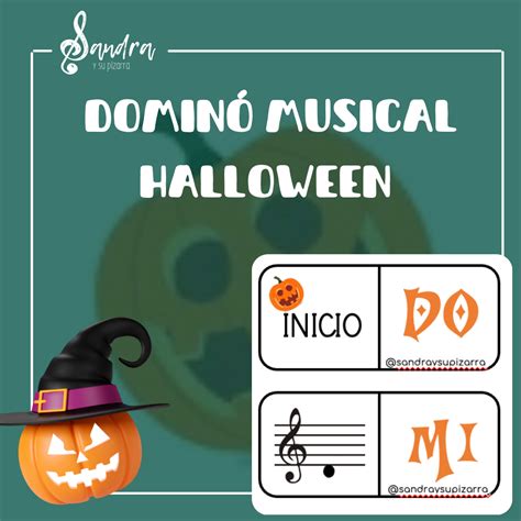 Dominó musical halloween - Aula en Juego