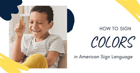 Image result for How to Learn Sign Language Colors
