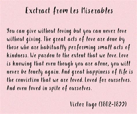 Les Miserables Wedding Reading | Les miserables quotes, Victor hugo ...