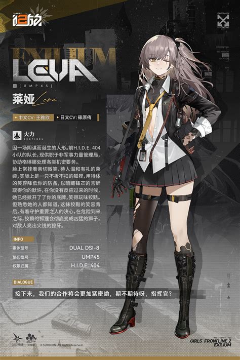 Girls' Frontline 2: Exilium - Leva - Prydwen Institute Blog