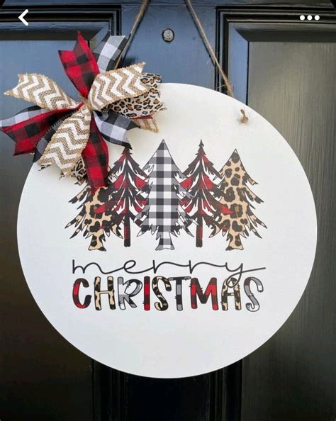 50 christmas door hangers for your holiday front porch decor ...