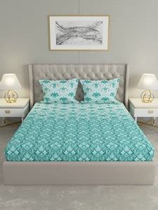 Raymond Home 120 TC Cotton King Paisley Flat Bedsheet - Buy Raymond ...