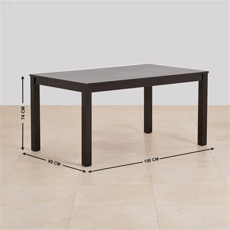 Buy (Refurbished) Diana 6-Seater Dining Table - Brown from Home Centre ...