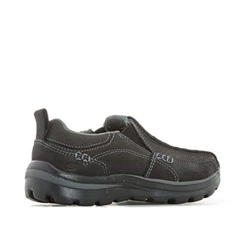 Skechers Boys' Relaxed Fit Superior Haute Slip On,Black,US 1.5 M ...