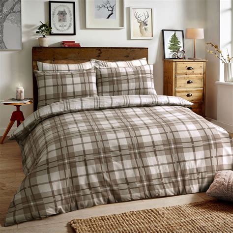Tartan Flannel Duvet Cover at Christy Redfield blog