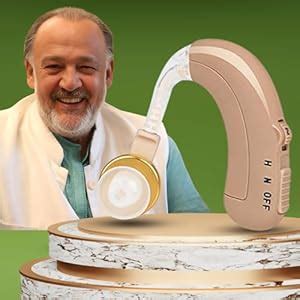 Axon AK-6109 Rechargeable Hearing Aid - Instant Fit BTE Behind The Ear ...