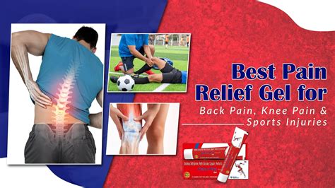 Best Pain Relief Gel for Back, Knee and Sports Pain