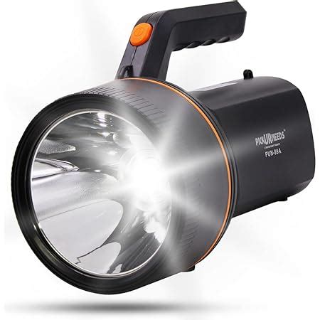 Buy Pick Ur Needs® Long Range 120W Search Torch Light + Side Tube ...