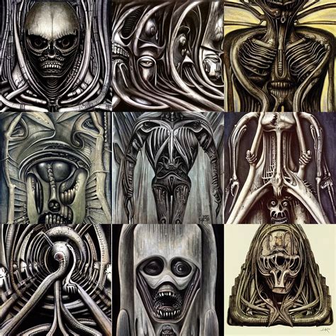 artwork by h. r. giger | Stable Diffusion