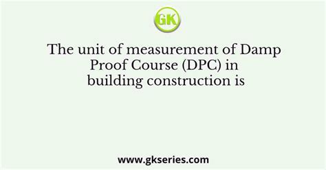 Image result for What Is a Damp Proof Course DPC