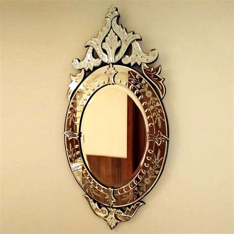 Royal Crest Round Mirror