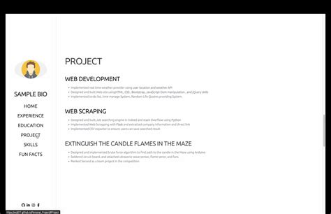 Image result for Bio for Adeveloper Portfolio