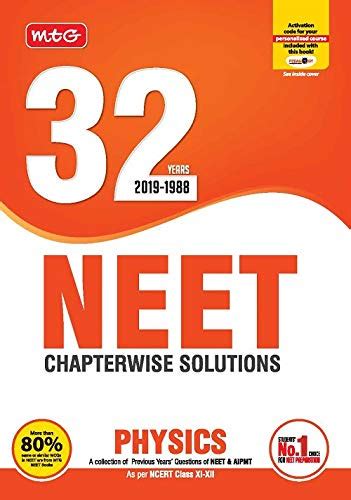 32 Years NEET-AIPMT Chapterwise Solutions - Physics 2019 eBook : MTG ...