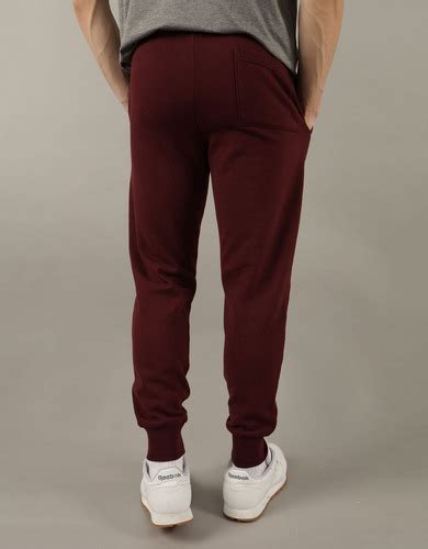 Buy American Eagle Men Burgundy Cotton Jogger Online - 39707527