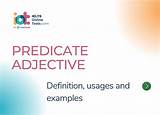 Predicate Adjective | IELTS Online Tests