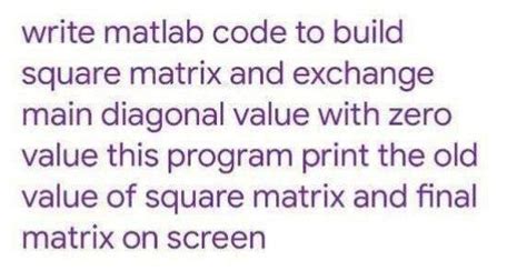 Image result for Square Matrix MATLAB