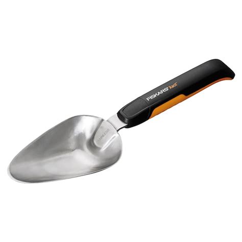 Fiskars 6.5-in Stainless Steel Garden Trowel 315530-4001 at Lowes.com
