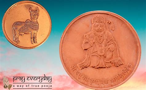 Buy Pray Everyday Copper Coin, Multicolour, set of 7 Online at Low ...
