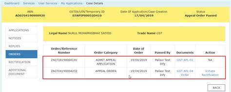User Manual – Filing Reply and Rectification Request during Proceedings ...