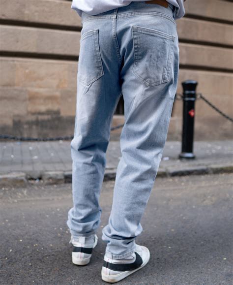 Buy Light Blue Regular Fit Denim Jeans | Mens Blue Jeans Online